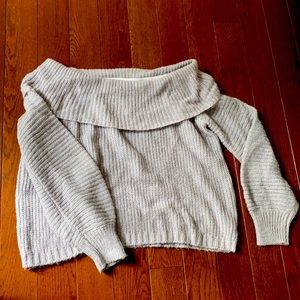 Charlotte Russe Off the Shoulder Sweater